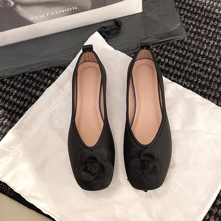 Damen modische Ballerinas mit glamourösem Schmuckdetail R&B