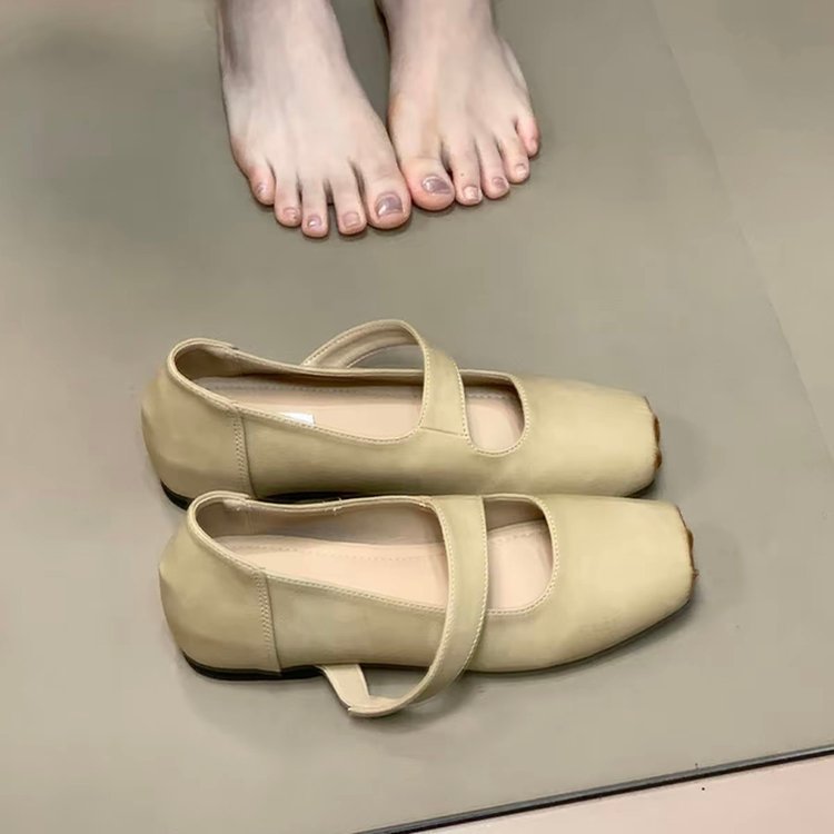 Damen elegante Ballerinas mit verstellbarem Riemen R&B