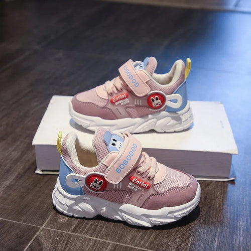 Damen sportliche Klett-Sneaker mit buntem Tiermotiv und atmungsaktivem Obermaterial R&B