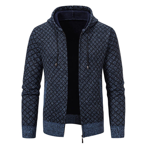 Herren Kapuzenjacke mit strukturiertem Design und eleganten Akzenten R&B