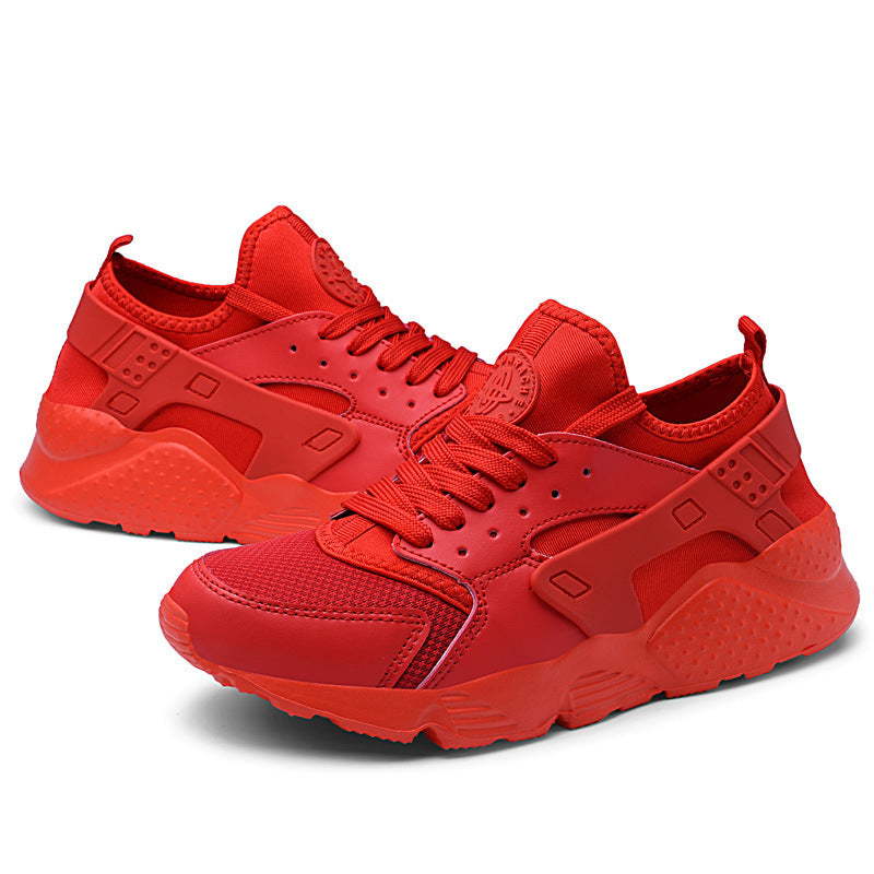 Damen sportliche Sneaker mit atmungsaktiver Oberflächenstruktur und rutschfester Sohle R&B