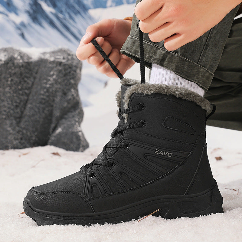 Damen Warmfutter Winterstiefel mit rutschfester Sohle und schnellem Schnellschnürsystem R&B