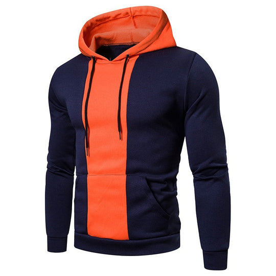 Herren Kapuzenpullover mit modernem Farbblock-Design R&B