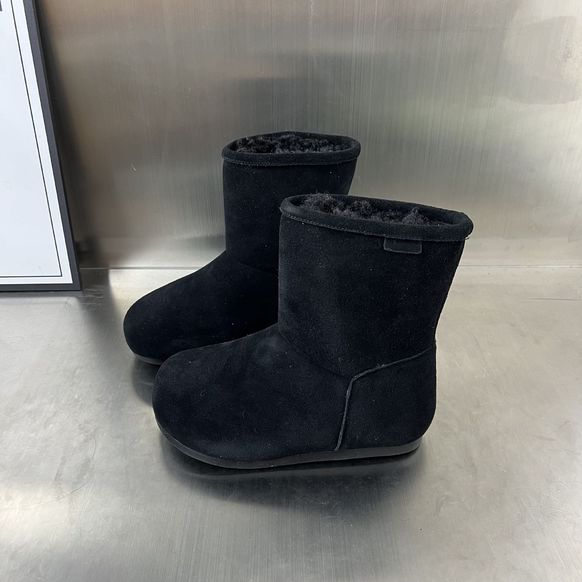 Damen Gemütliche Winterstiefel mit weichem Fleecefutter und rutschfester Sohle R&B