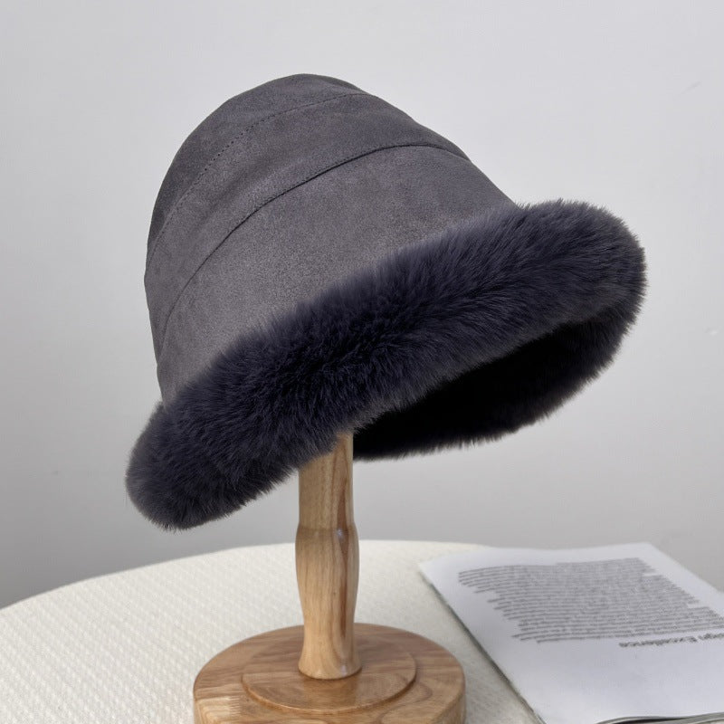 Damen Kuschelige und elegante Fellmütze R&B