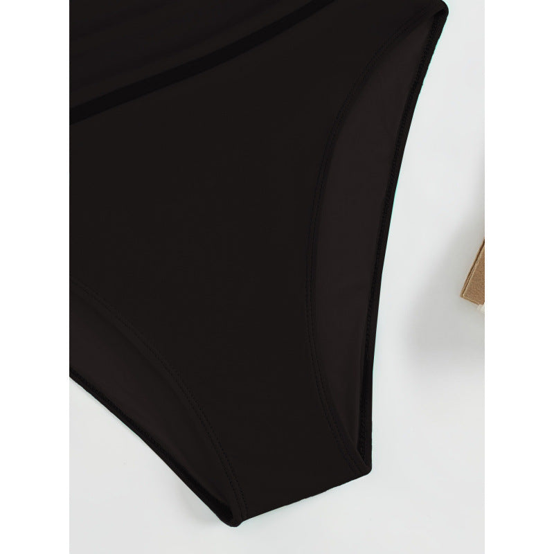 Damen Elegant geschnittene Badeanzug mit knotenfreiem Design R&B
