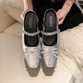Damen elegante Schleifen-Pumps mit Kristall-Verzierung R&B