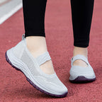 Damen Atmungsaktive Sport-Sneaker mit elastischem Riemen R&B