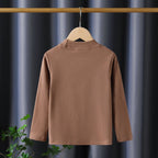 Mädchen Langarmshirt mit elegantem Stehkragen und filigraner Bestickung R&B
