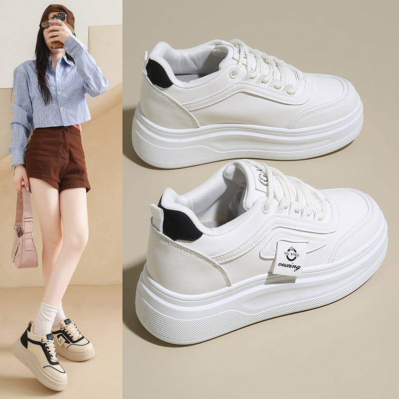Damen modische Plateau-Sneaker mit sportlicher Dämpfungstechnologie R&B