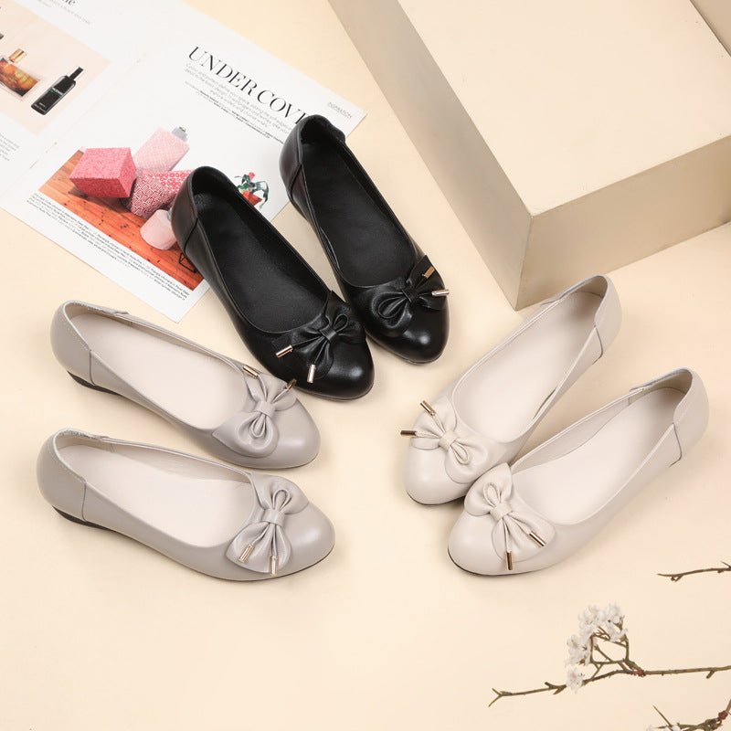 Damen Ballerinas mit elegantem Knoten-Detail und ausgesprochen komfortabler Sohle R&B