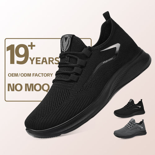 Damen Leichte und atmungsaktive Sport-Sneaker mit elastischer Stricktechnologie R&B