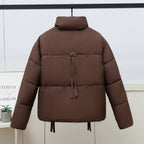 Damen gesteppte Übergangsjacke mit hohem Kragen und modernen praktischen Taschen R&B