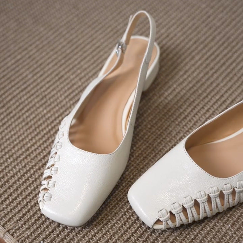 Damen Slingback-Pumps mit modischem Riemendetail und bequemer Fußbettgestaltung R&B