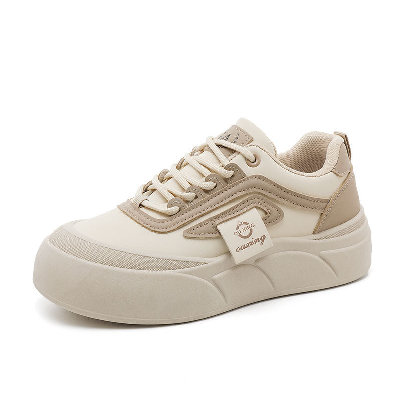 Damen modische Plateau Sneakers mit Sportprofil und atmungsaktivem Obermaterial R&B