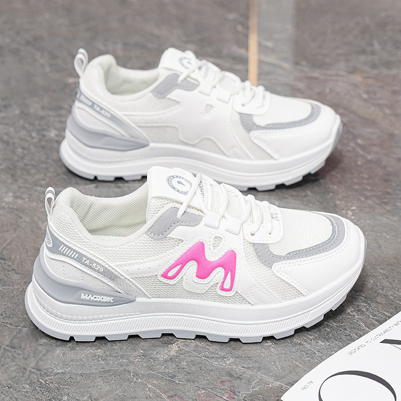 Damen Lauf- und Freizeitschuhe mit atmungsaktiver Mesh-Oberfläche und dämpfender Sohle R&B