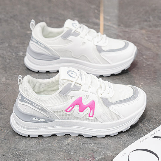 Damen Lauf- und Freizeitschuhe mit atmungsaktiver Mesh-Oberfläche und dämpfender Sohle R&B