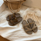 Damen Komfortable Riemensandalen mit verstellbarem Riemendesign und anatomisch geformtem Fußbett