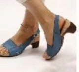Damen Sandalen mit hohem Komfort und weicher Sohle R&B