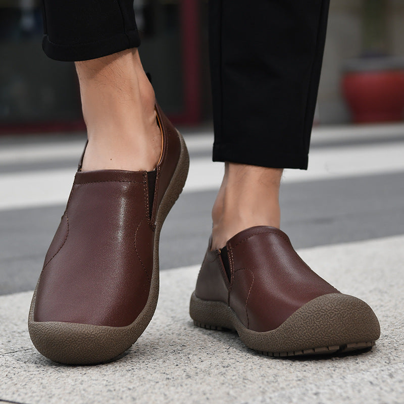 Herren Bequeme Slip-On Schuhe mit rutschfester Sohle und elastischem Einstieg R&B