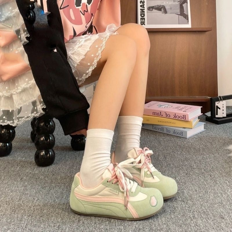 Damen Sportliche Sneaker mit atmungsaktiver Oberflächenstruktur und flexiblem Komfortdesign R&B