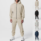 Herren sportliches Hoodie-Set mit atmungsaktiver Stofftechnologie R&B