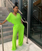 R&B | V-Ausschnitt Jumpsuit für Frauen Jane