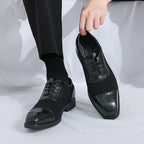 Damen Elegante Schnürschuhe mit hochwertigem Leder und klassischem Design R&B