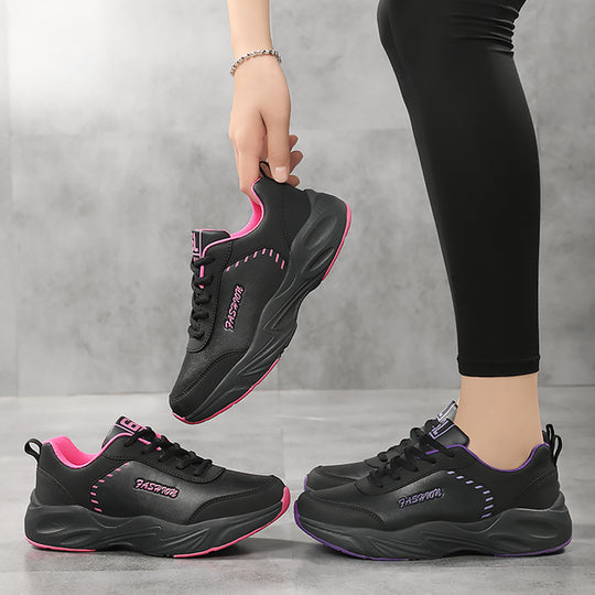 Damen nan voluminöse Sneaker mit gepolstertem Kragen und stoßabsorbierender Sohle R&B