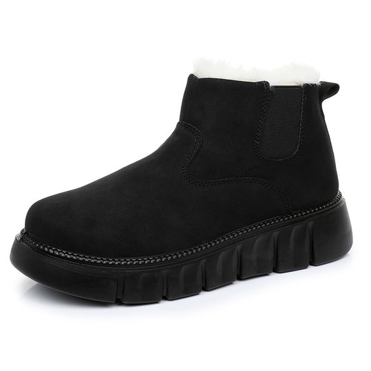 Damen Warme und stilvolle Stiefeletten mit rutschfester Sohle R&B