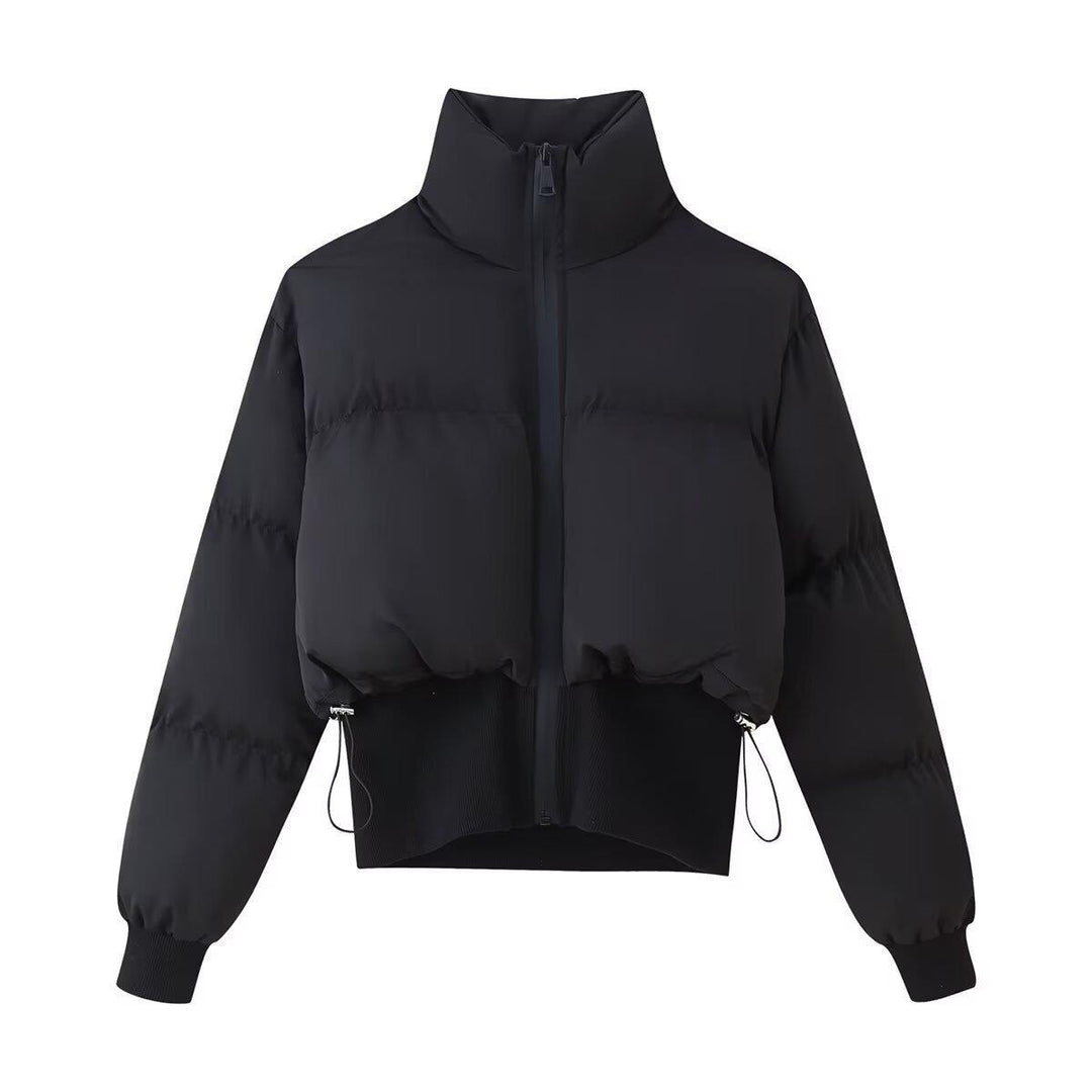 Damen Steppjacke mit hohem Kragen und elastischen Abschlüssen R&B