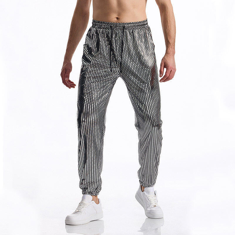 Herren Sportliche Jogginghose mit reflektierendem Design R&B