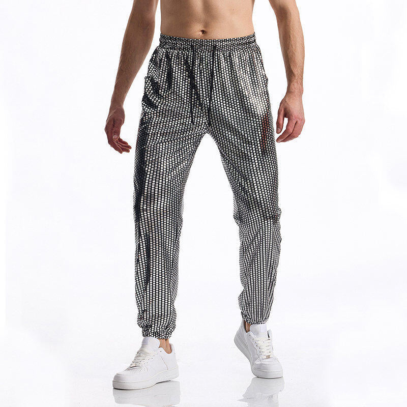 Herren Sportliche Jogginghose mit reflektierendem Design R&B