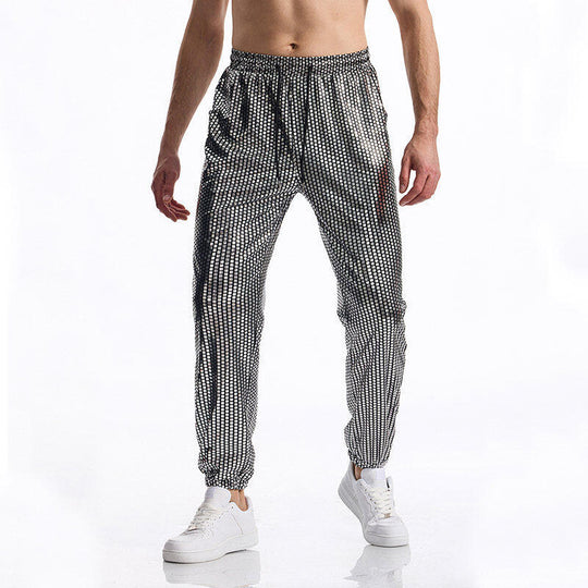 Herren Sportliche Jogginghose mit reflektierendem Design R&B