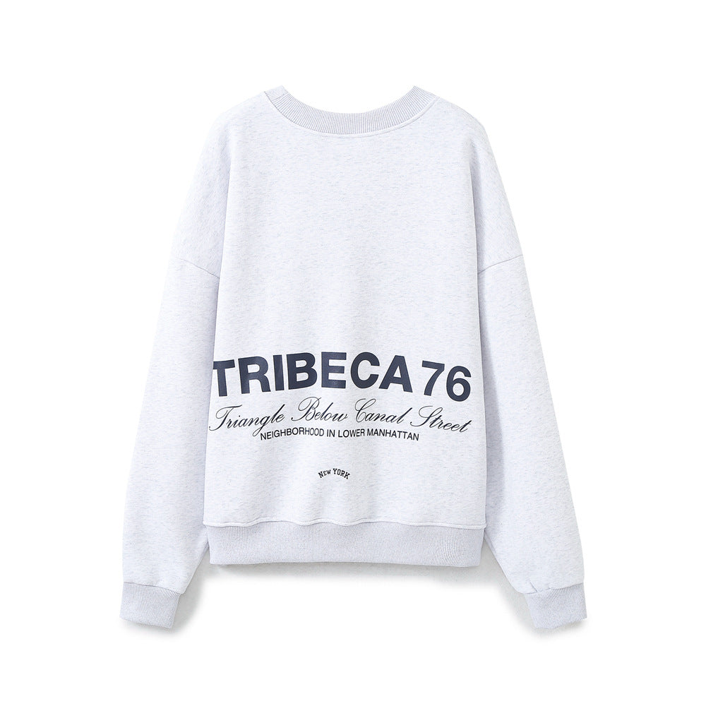 Damen Casual Sweatshirt mit New York Print R&B