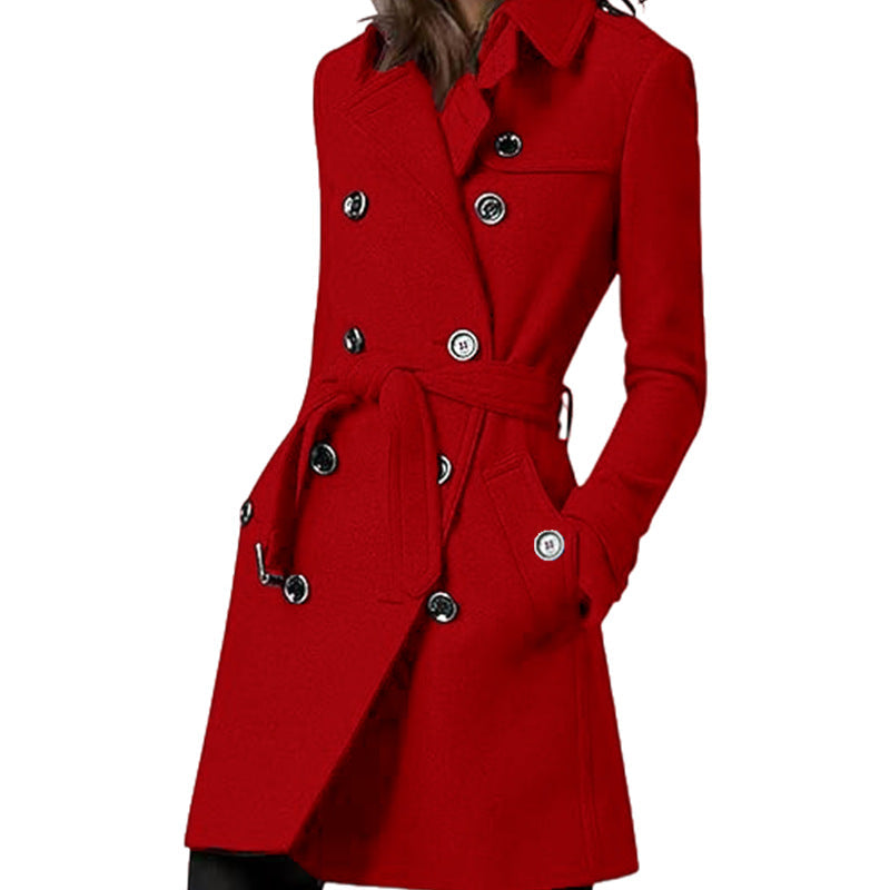 Damen eleganter und zeitloser Trenchcoat