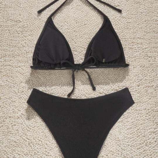Damen Triangel-Bikini mit eleganter Schnittführung und verstellbaren Trägern R&B