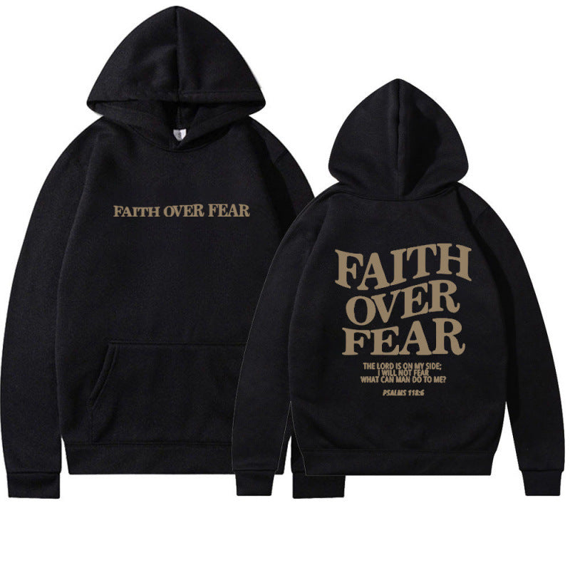 Damen Kapuzenpullover mit inspirierendem Schriftzug und hochwertiger Baumwolle R&B