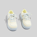 Damen Plattform Sneakers mit atmungsaktiver Oberfläche und gepolsterter Dämpfung
