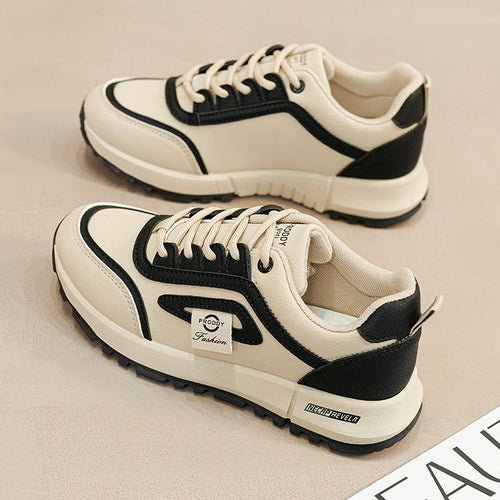 Damen sportliche Sneakers mit rutschfester Sohle und gepolstertem Innenleben R&B