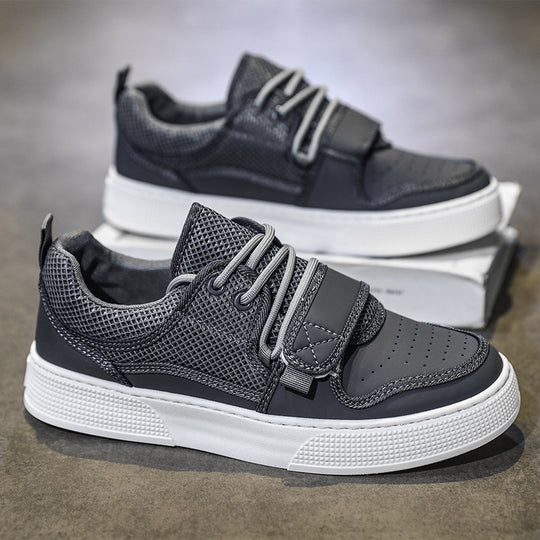 Damen modische Sneakers mit atmungsaktiver Mesh-Oberfläche und komfortabler Klettverschluss R&B