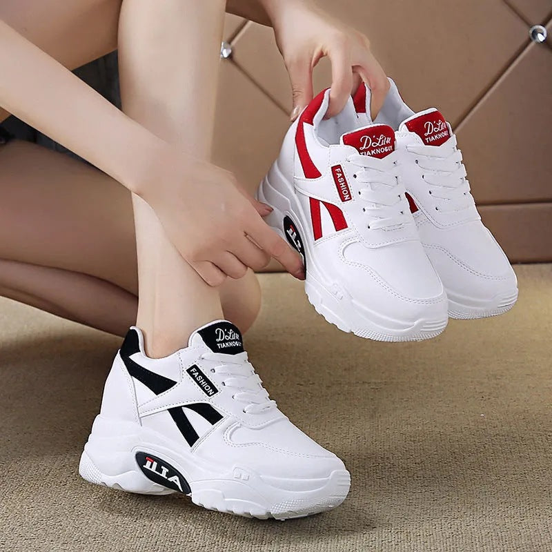 Damen Sportliche Trainer mit dämpfender Sohle und modischem Design