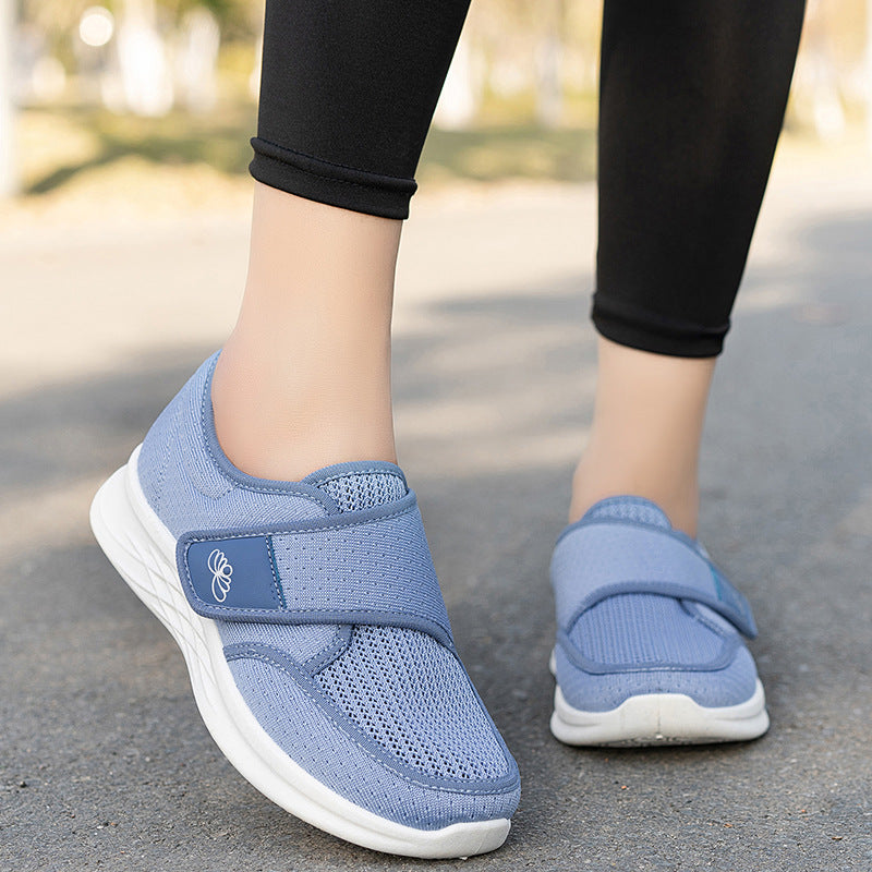 Damen Bequeme Alltagsschuhe mit verstellbarem Klettverschluss R&B