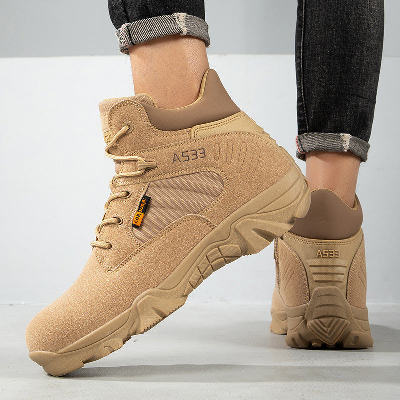 Herren Hochleistungs-Trekkingstiefel mit griffiger Sohle und atmungsaktiver Konstruktion R&B