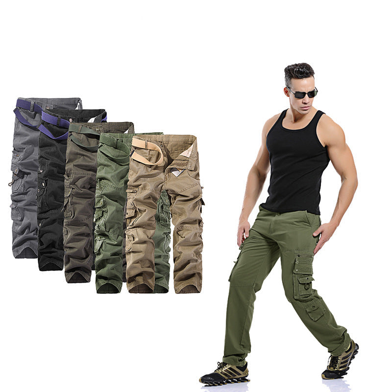Herren Cargo-Hose mit mehreren praktischen Taschen und verstellbarem Gurt R&B