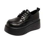 Damen Chunky Plateau Sneakers mit modischem Kunstleder-Obermaterial R&B