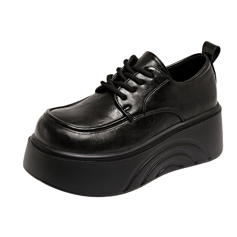 Damen Chunky Plateau Sneakers mit modischem Kunstleder-Obermaterial R&B