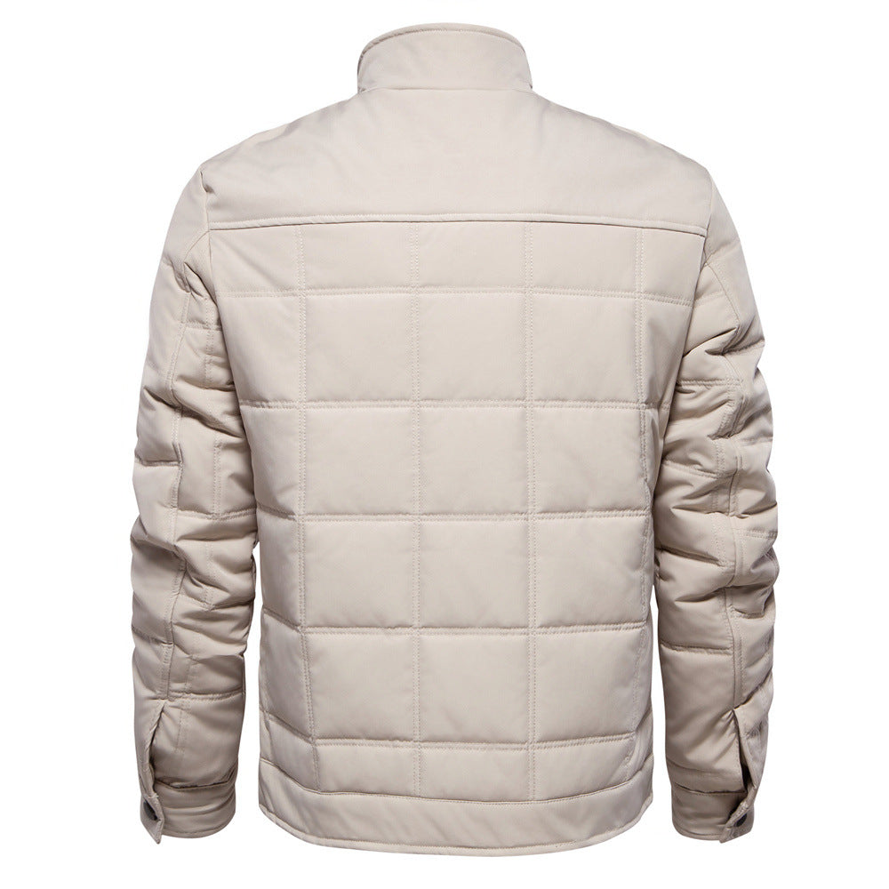 Herren Winterjacke mit gefüttertem Kragen und praktischen Taschen R&B