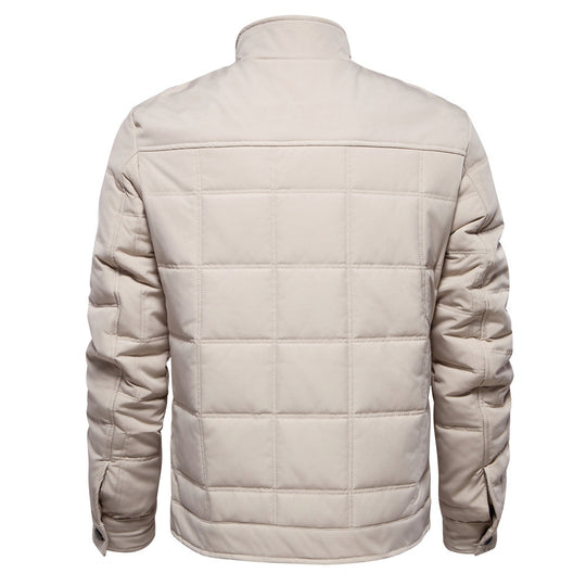 Herren Winterjacke mit gefüttertem Kragen und praktischen Taschen R&B