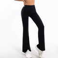 Damen Flared Leggings mit hohem Bund und elastischem Tragekomfort